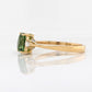 18Y Green Tourmaline & Diamond Ring