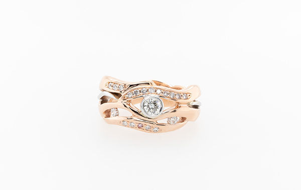 Diamond Ring 9RW Pink Diamonds