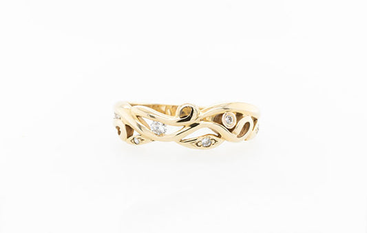 Vine Ring Diamonds 9Y