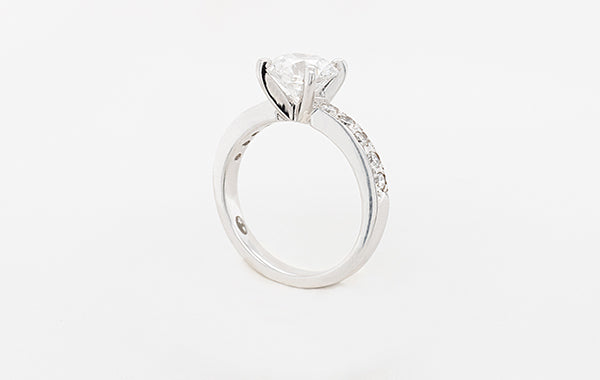 1.51ct Diamond Ring D SI2 GIA Cert