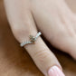 Engagement Ring with Marquise Champagne V