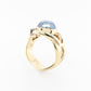 Pearl & Pink Diamond Ring 18R 9Y
