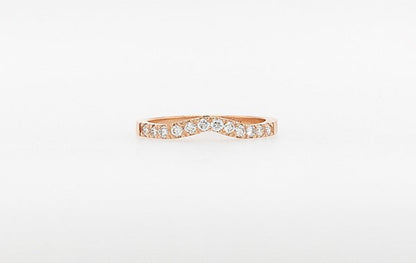 Wedding Ring Contour Diamond 18R