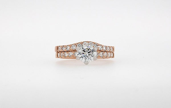 Wedding Ring Contour Diamond 18R