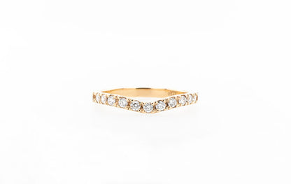 Wedding Ring Contour Diamond 18R