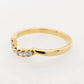 Wedding Ring Diamond Fitted/Eternity 18Y C2