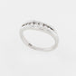 Wedding Ring Channel Set Diamonds