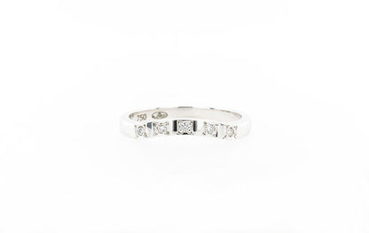Wedding Ring Deco Curved with Diamonds
