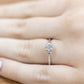 Engagement Ring 0.50ct Trilogy with Pink Diamonds