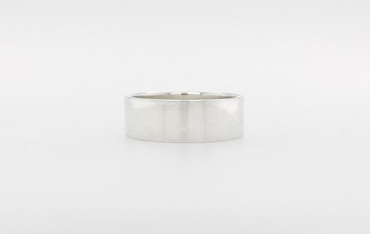 Wedding Ring SS Flat Profile 8mm