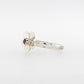 Geraldton Wax Ring Garnet SS 