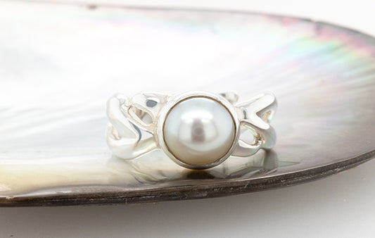 Akoya Pearl Ring SS