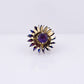 Everlasting Wildflower Amethyst Ring