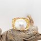 French Knitted South Sea Pearl Ring