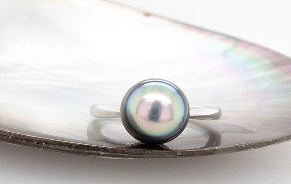 Pearl Ring 9.5mm 18WR