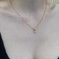 Diamond Solitaire Pendant with Diamond Bale