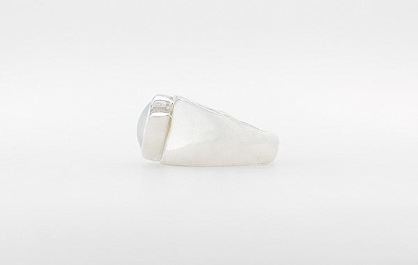 Mabe Pearl Ring Wide Band 