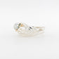 Akoya Pearl Natural & Green Sapphire Ring