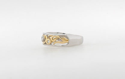 Vine Ring with Diamonds