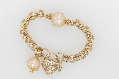 Pearl Knitted Heavy Belcher Bracelet