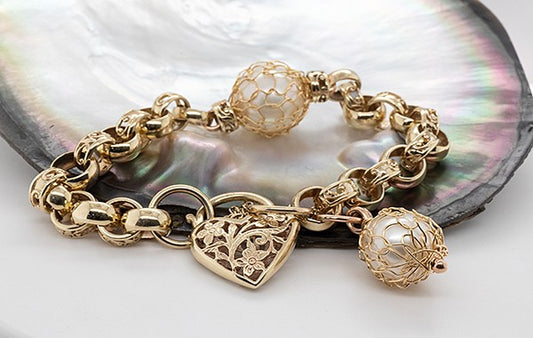 Pearl Knitted Heavy Belcher Bracelet