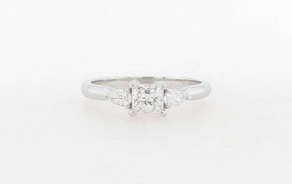 Princess Cut & Pear Engagement Ring
