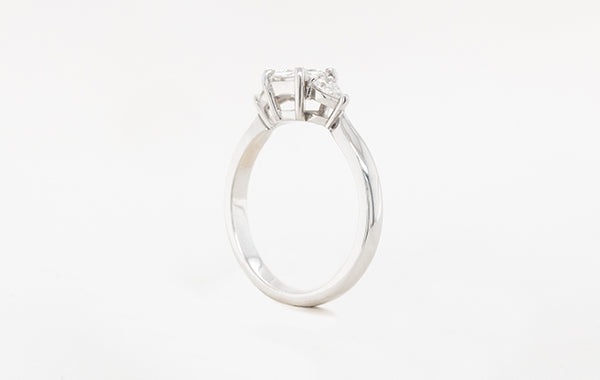 Princess Cut & Pear Engagement Ring