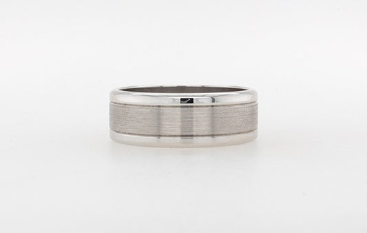 Brushed Design Wedding Ring