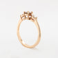 Champagne & Pear Diamond Ring