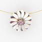 Everlasting Flower Pendant with Pink Sapphire