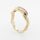 Wedding Ring Champagne and Black Diamonds