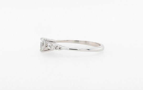 Engagement Ring 0.30ct Pear Cut Ring