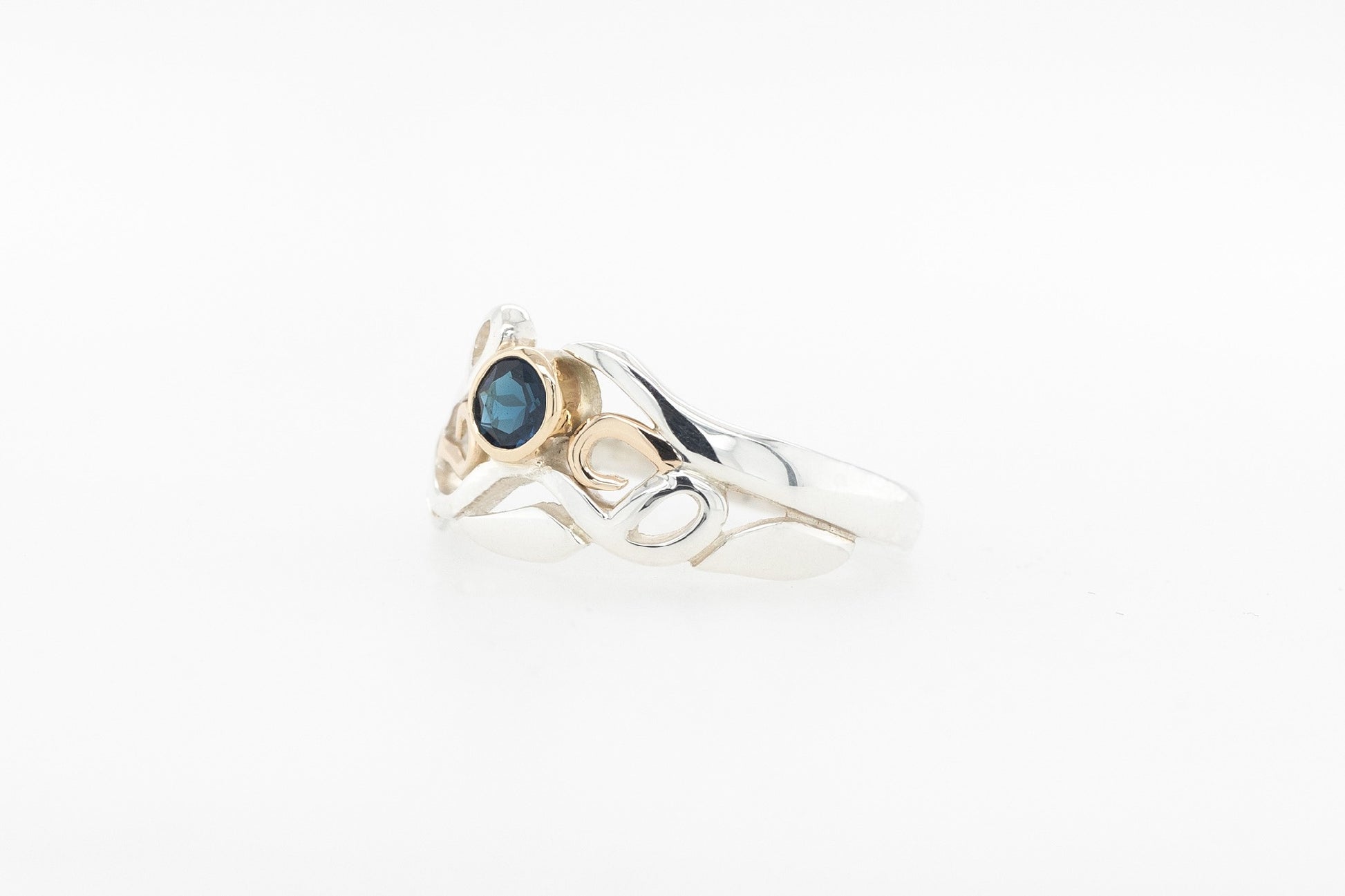 Vine Ring with Blue Tourmaline SS