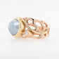 Coral Reef Diamond & Pearl Ring