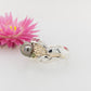 Geraldton Wax Pearl Green Diamond Pink Spinel Ring
