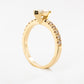 Marquise & Champagne Diamond Ring