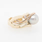 Abrolhos Island 10.4mm Pearl & Diamond Ring
