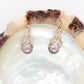 French Knitted Pearl Shepherd Hook Earrings