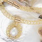 French Knitted South Sea Pearl & Diamond Pendant