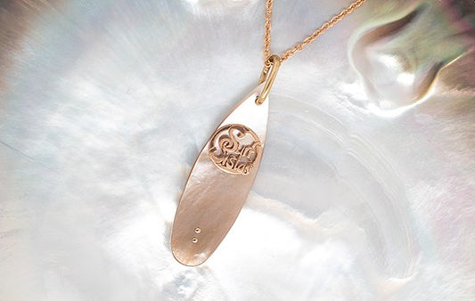 Surf Sistas Mother of Pearl Pendant