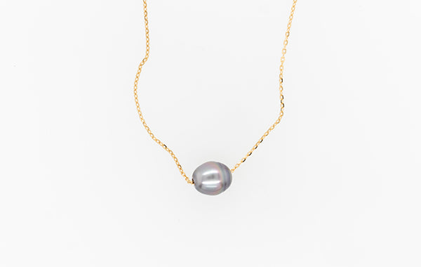 Pearl Slider Necklace with Abrolhos Pearl