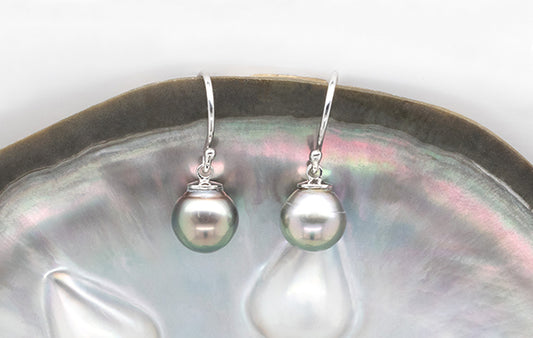 Pearl Drop Earrings 9W