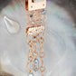Jellyfish Knitted Keshi Embossed Pendant