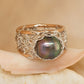 French Knitted Pearl Ring 8.69-10.32mm