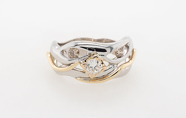 Princess Cut Diamond Dress Ring 9W/Y