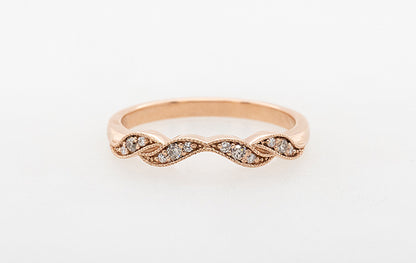 Wedding Ring Fancy Champagne Diamonds