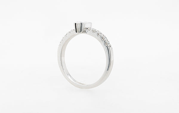 Engagement Ring 0.41ct Marquise Diamond GIA