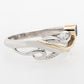 Sapphire Purple Blue & Diamond Vine Ring
