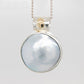 Mabe Round Pendant Embossed Stamped