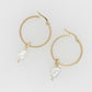 Cygnet Bay Keshi Pearl Fancy Hoop Earrings